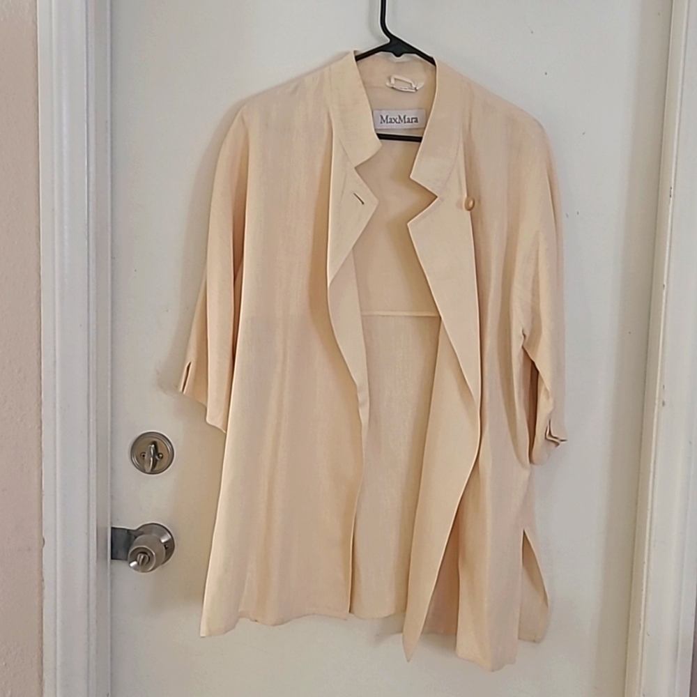 MAXMARA SINGLE BUTTON JACKET